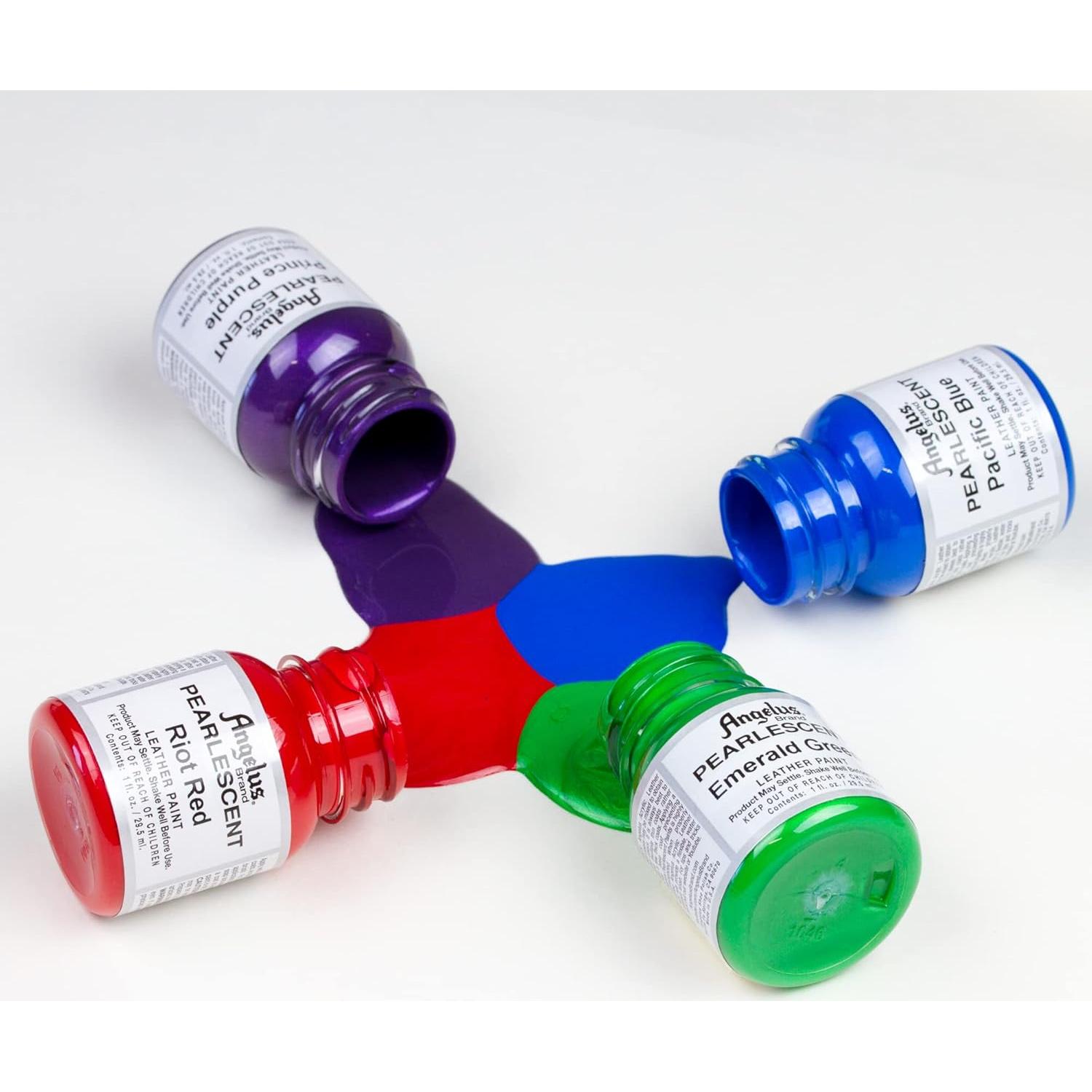 Kit de Pintura Acrílica Metálica y Perlada Angelus 12 Pack 29.57 ml