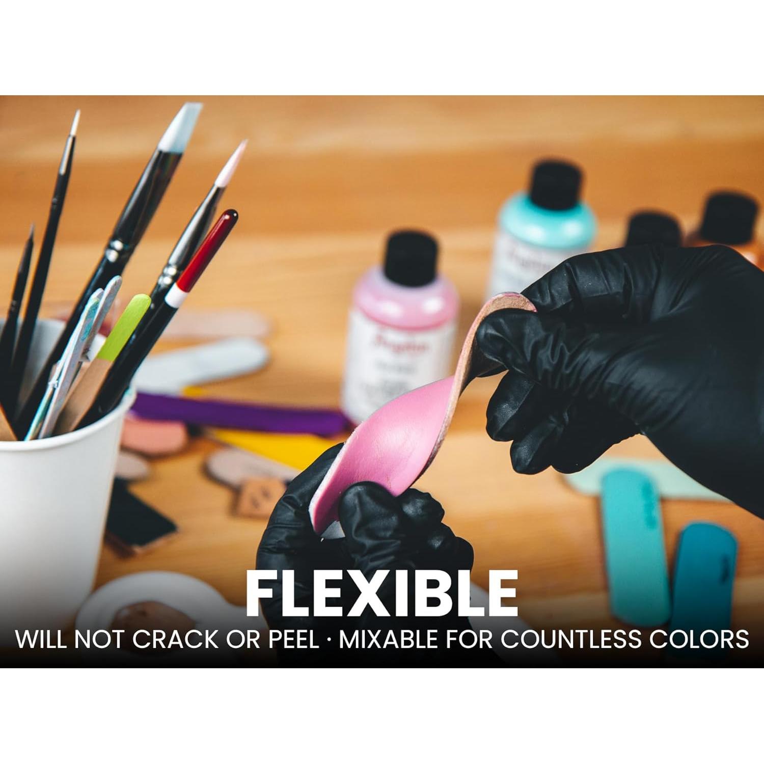 Kit de Pintura Acrílica Metálica y Perlada Angelus 12 Pack 29.57 ml