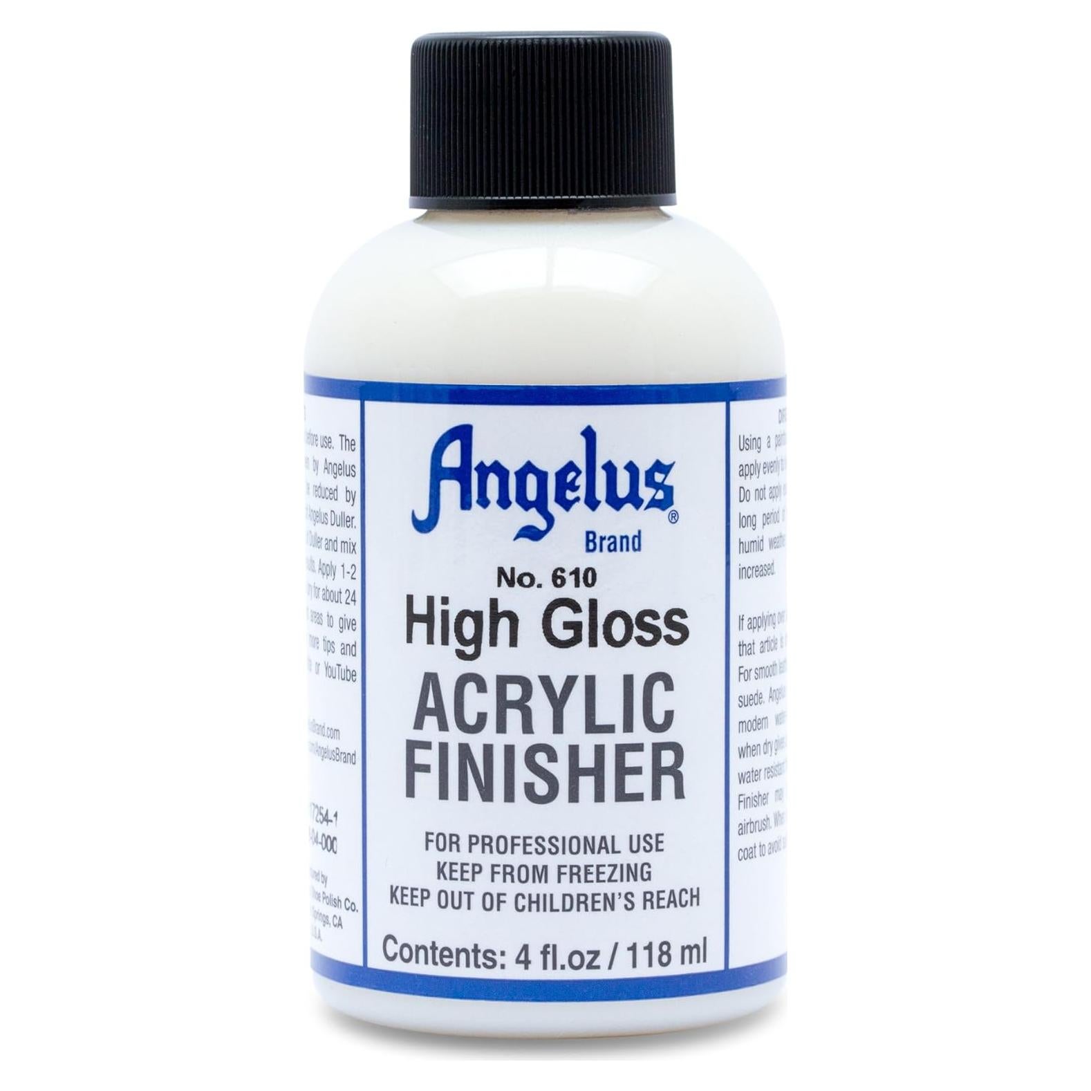 Acabado Brillante Angelus 610 para Pintura de Cuero 113g