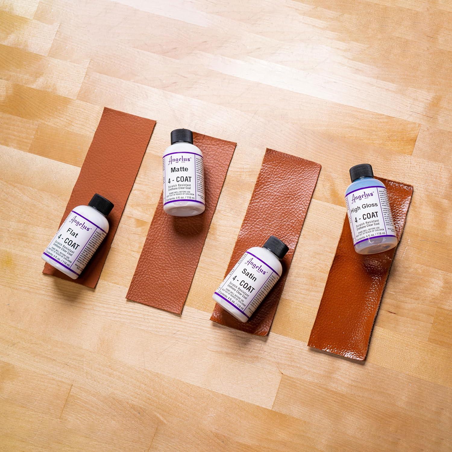 Sellador de Cuero Satinado Angelus 118 ml - Resistente a Rayones