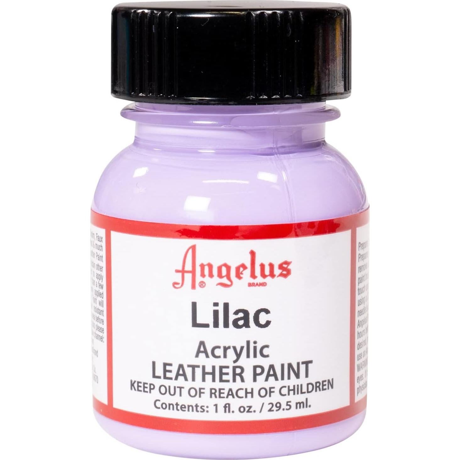 Pintura Acrílica para Cuero Angelus 28ml Lila - No Tóxica