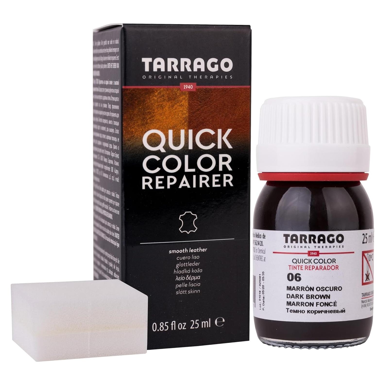 Tinte Rápido Tarrago para Cuero y Lona 25ml Marrón Oscuro