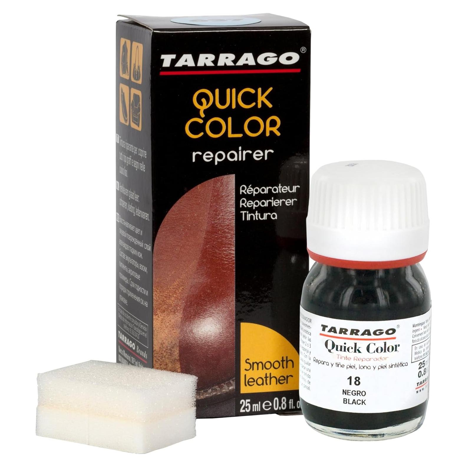 Tinte Rápido Tarrago para Cuero y Lona 25 ml Negro #18