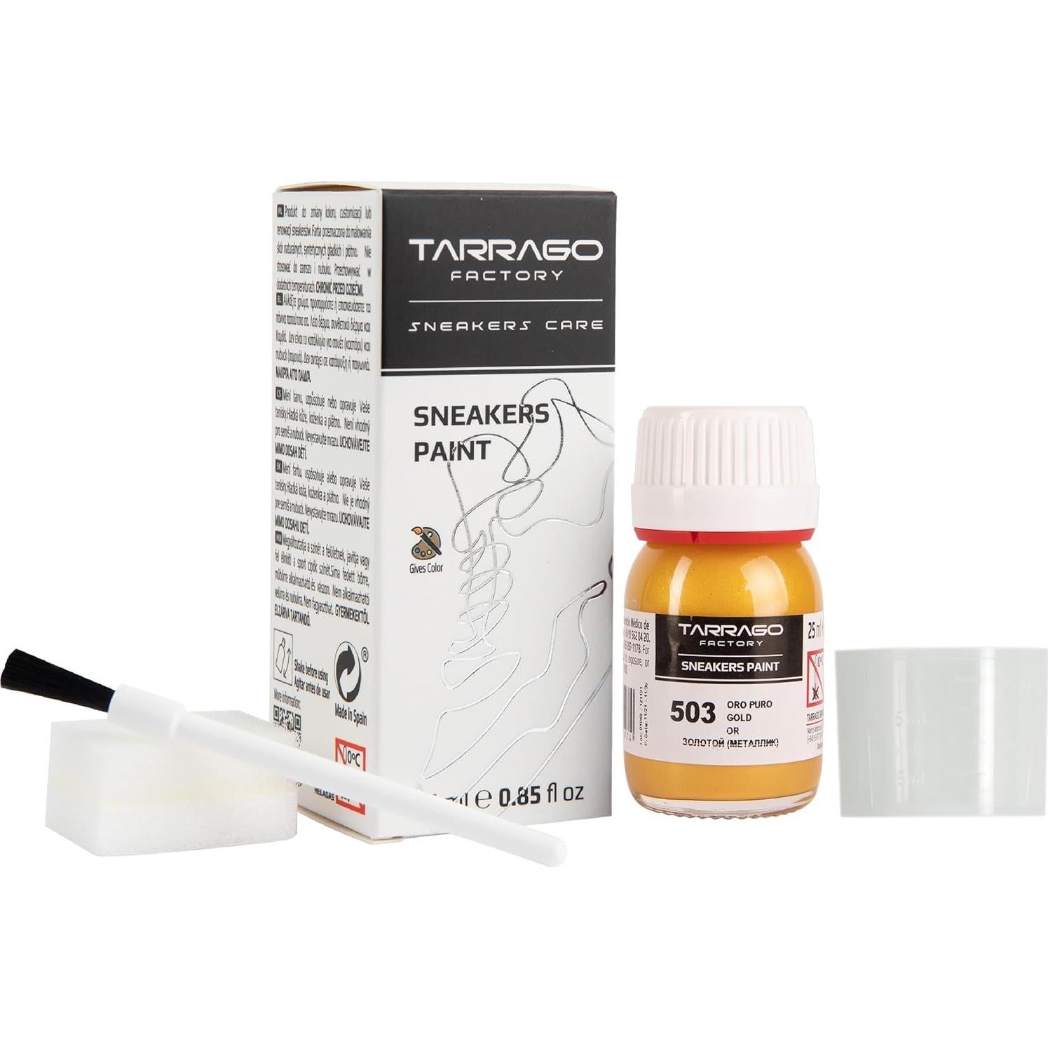 Pintura Acrílica para Cuero Tarrago Oro #503 22.68 ml