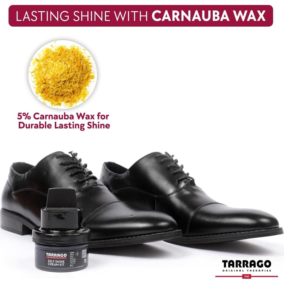 Crema Autobrillante para Zapatos Tarrago 52 ml - Negro #18