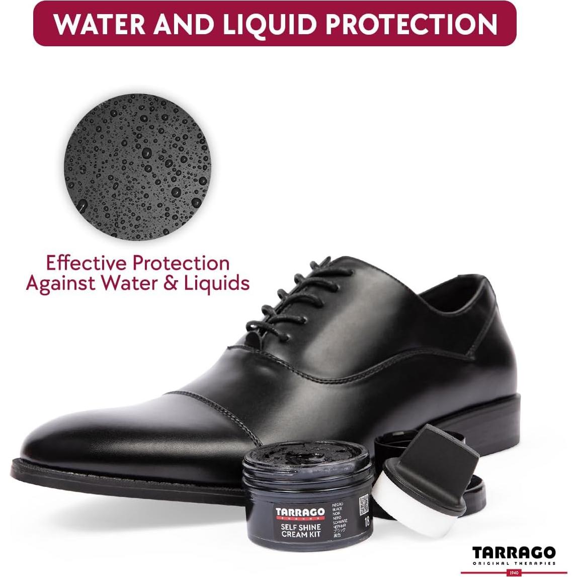 Crema Autobrillante para Zapatos Tarrago 52 ml - Negro #18