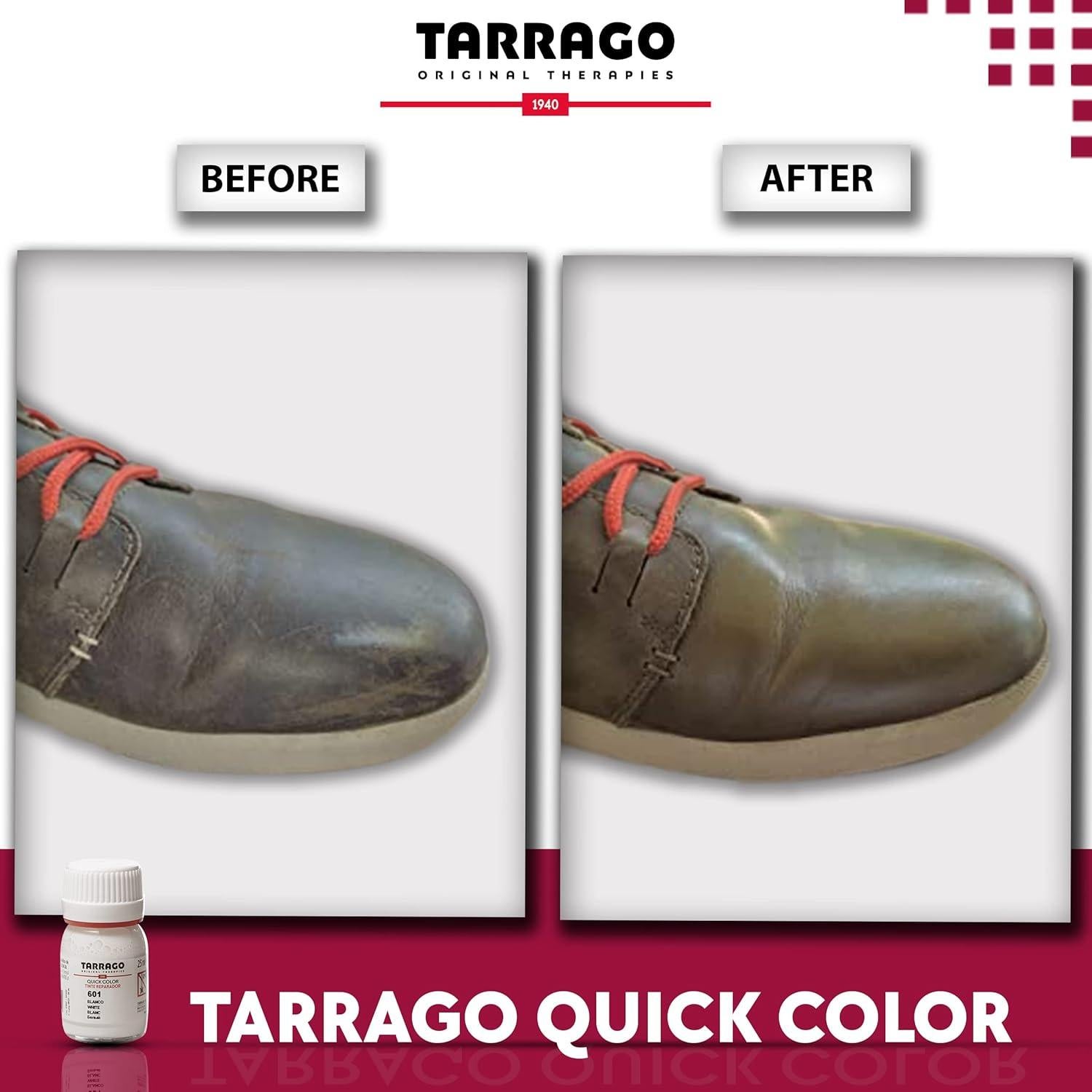 Tinte Rápido Tarrago para Cuero y Lona 25 ml Gris #656