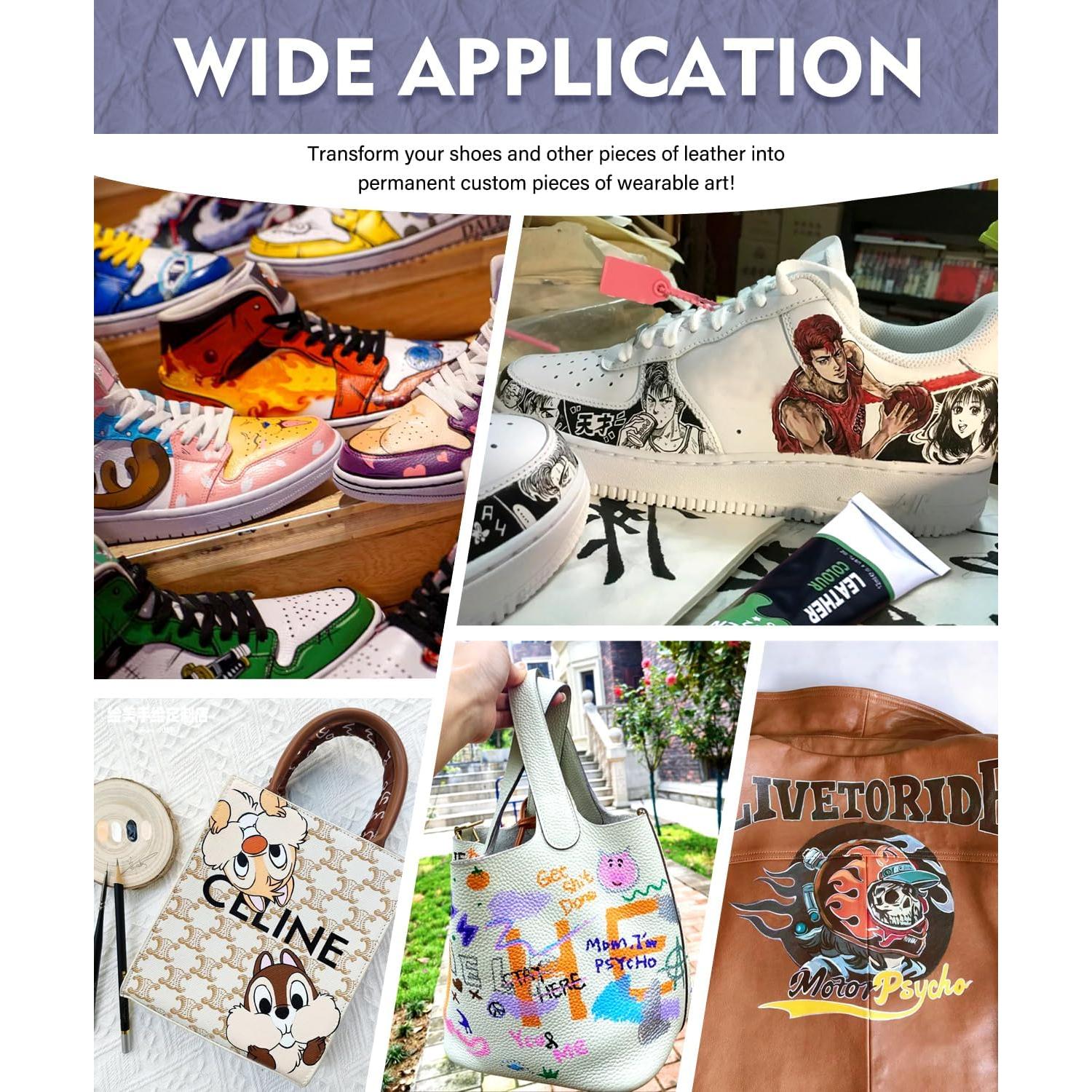 Kit de Pintura Acrílica para Cuero Colorido Colorful 18 Colores