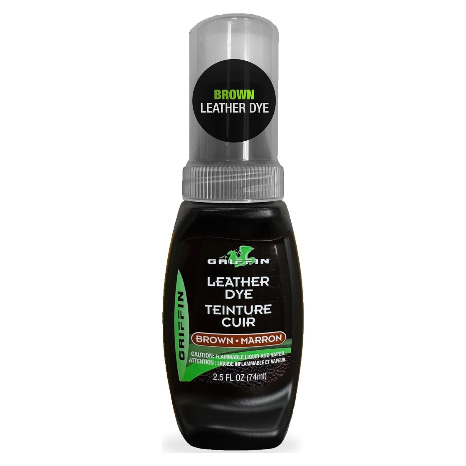 Tinte para zapatos marrón Griffin 74.8 ml - Restaurador de cuero