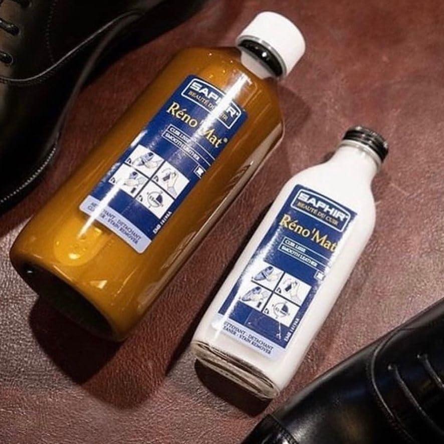 Limpiador de Cuero Saphir RenoMat 100mL - Acondicionador y Quitamanchas