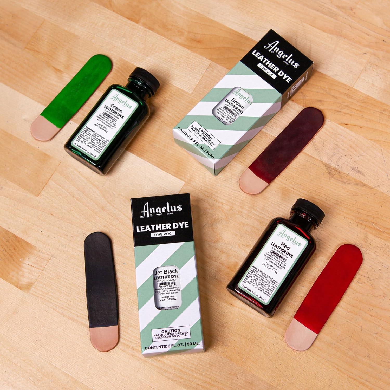 Tinte de Cuero Angelus 3oz Azul Marino - Aplicador Incluido