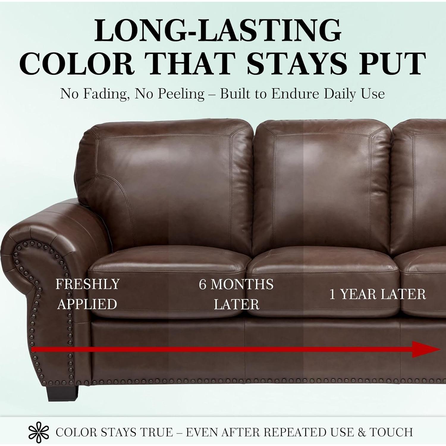 Kit de Reparación de Cuero Laxmorph Balsamo Marrón Oscuro 320g