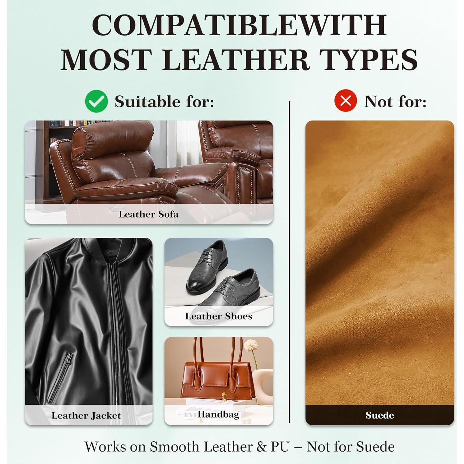 Kit de Reparación de Cuero Laxmorph Balsamo Marrón Oscuro 320g