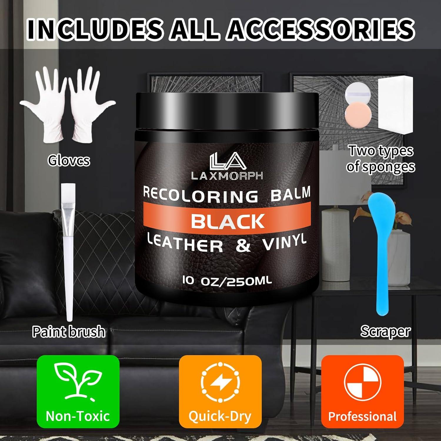 Bálsamo de Recoloración de Cuero Laxmorph Negro 0.28 kg