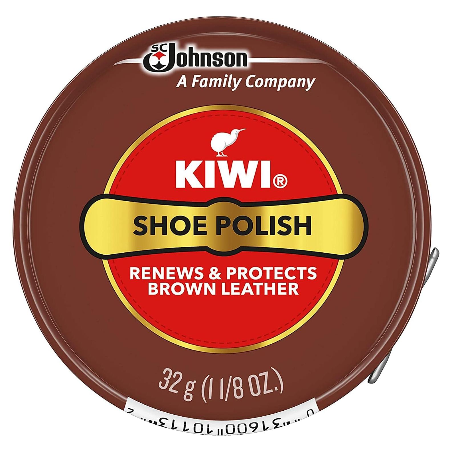 Cera para Zapatos Kiwi 101-013 Marrón 31.8 g