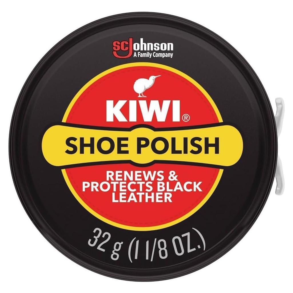 Pasta Betunar para Zapatos Negra KIWI 50g 9.7x8.5cm