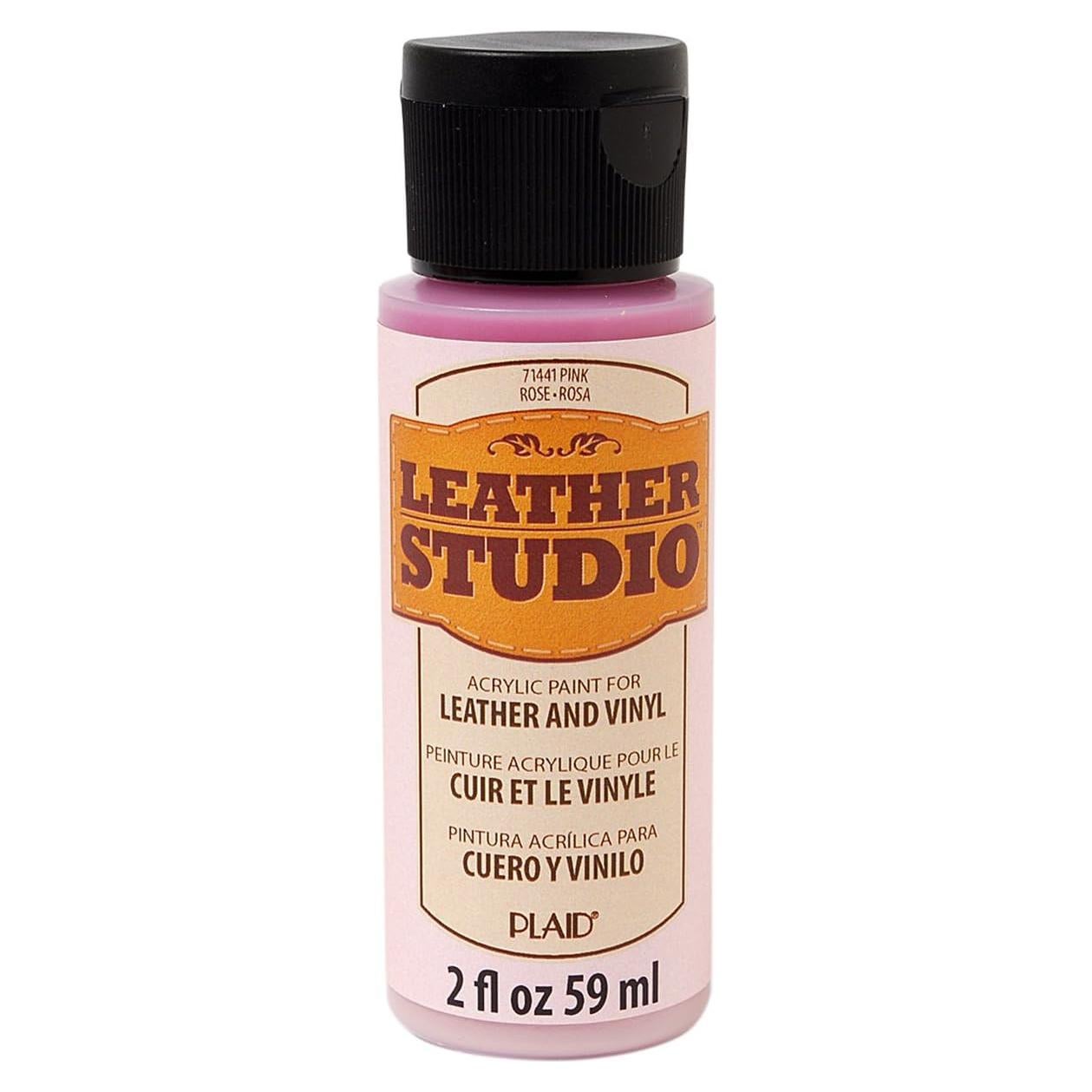 Pintura de Cuero Leather Studio 60 ml Rosa Satinado