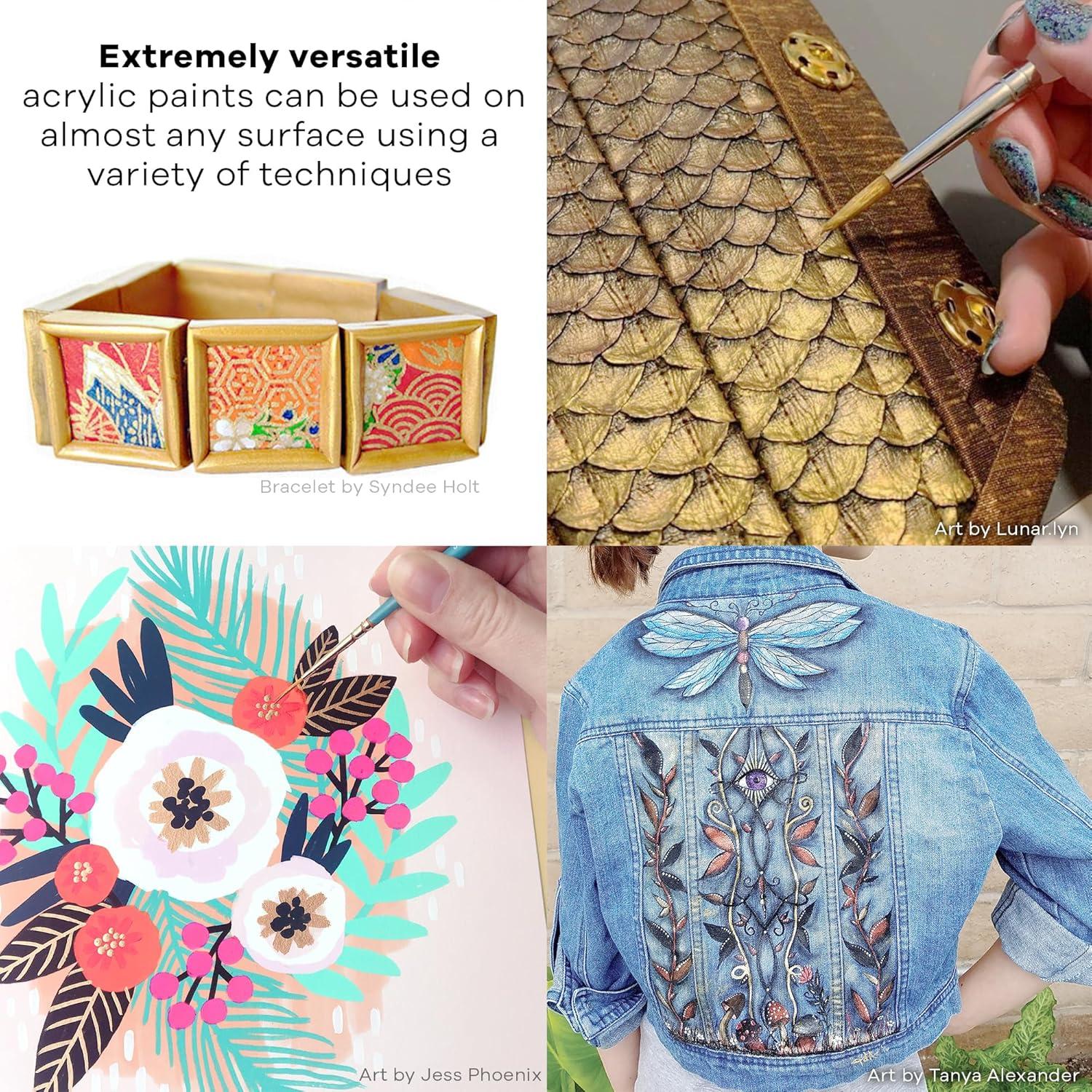 Pintura Acrílica Metálica Jacquard Lumiere 63.63ml Magenta