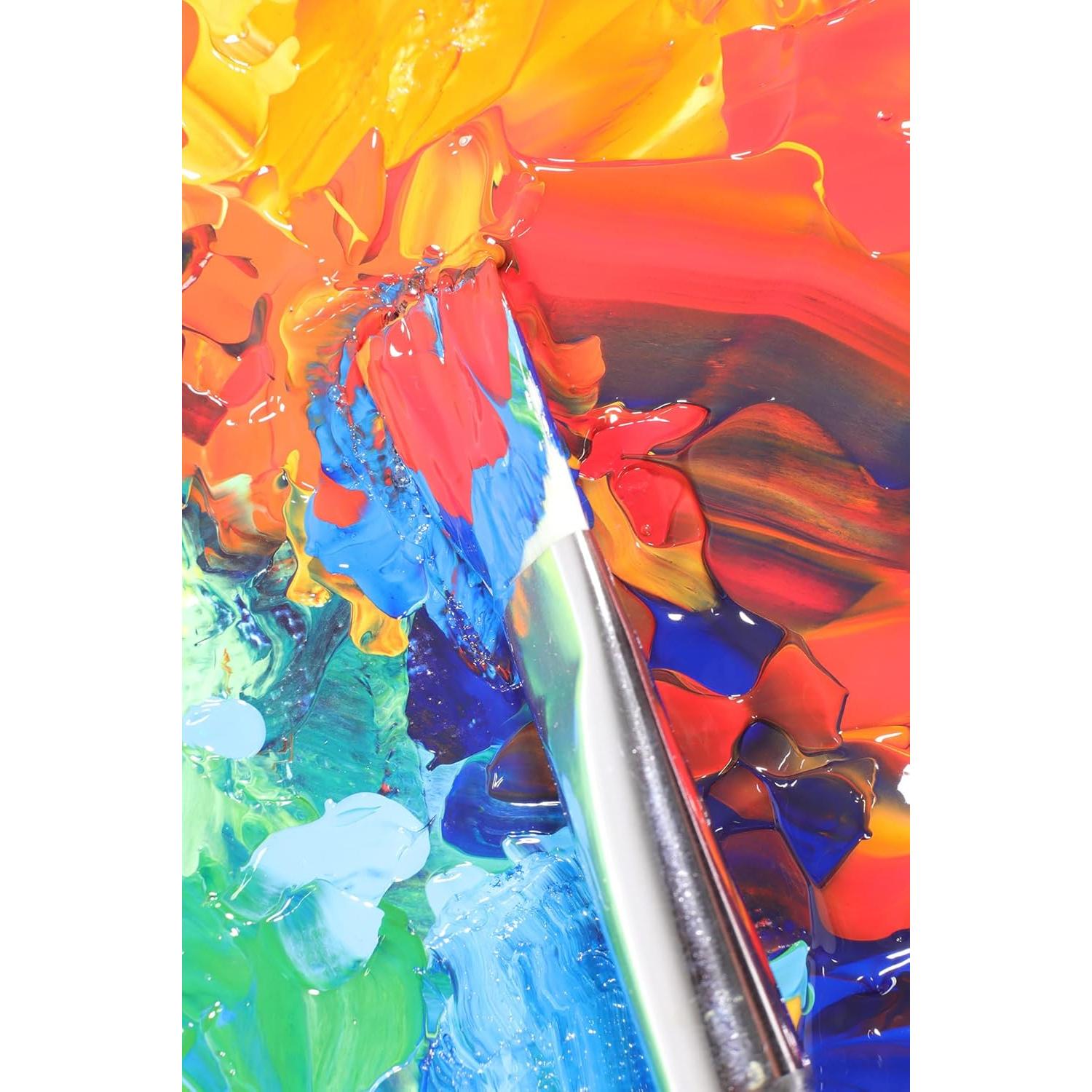 Juego de Pintura Acrílica Mont Marte 24 Colores 36ml con Pinceles