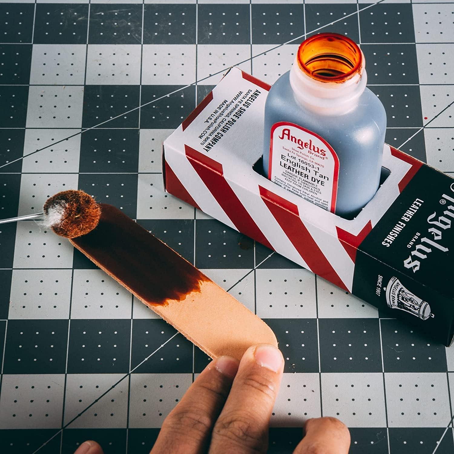 Tinte de Cuero Angelus 85g Marrón - Color Duradero