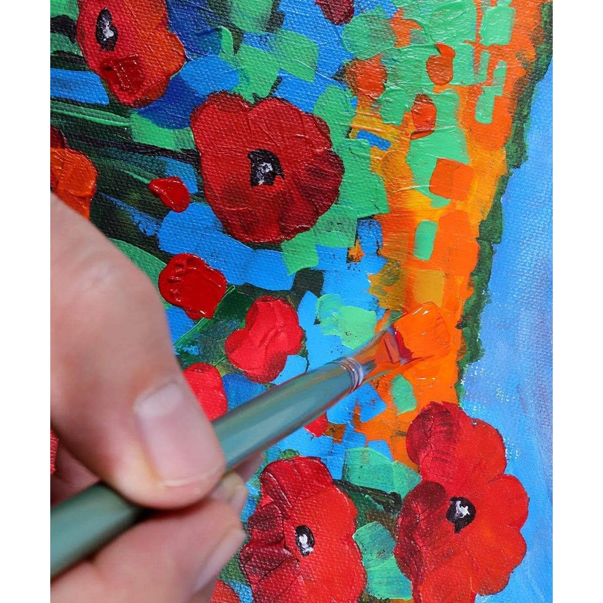 Juego de Pintura Acrílica Mont Marte 8 Colores 75ml Semimate