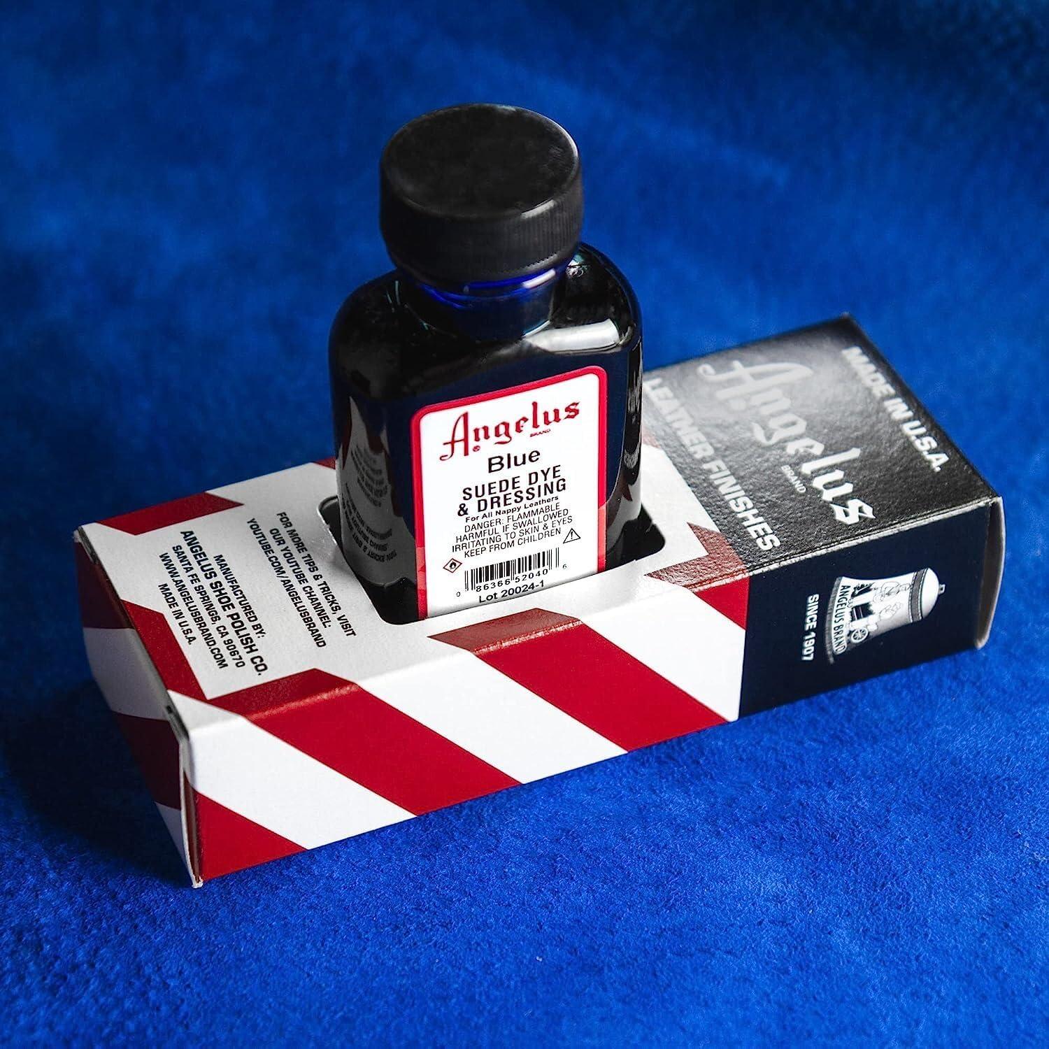 Tinte de Cuero Angelus Borgoña 89.57ml - Color Duradero