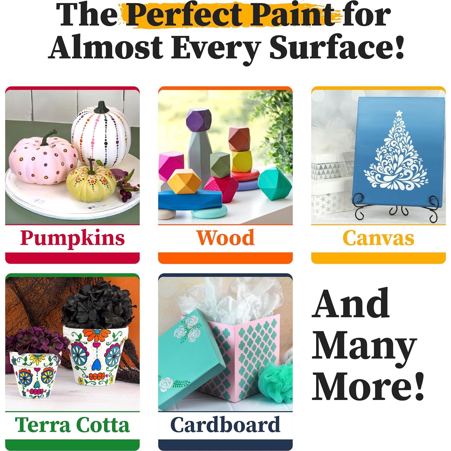 Set de Pintura Acrílica Americana DecoArt 18 Botellas 59 ml