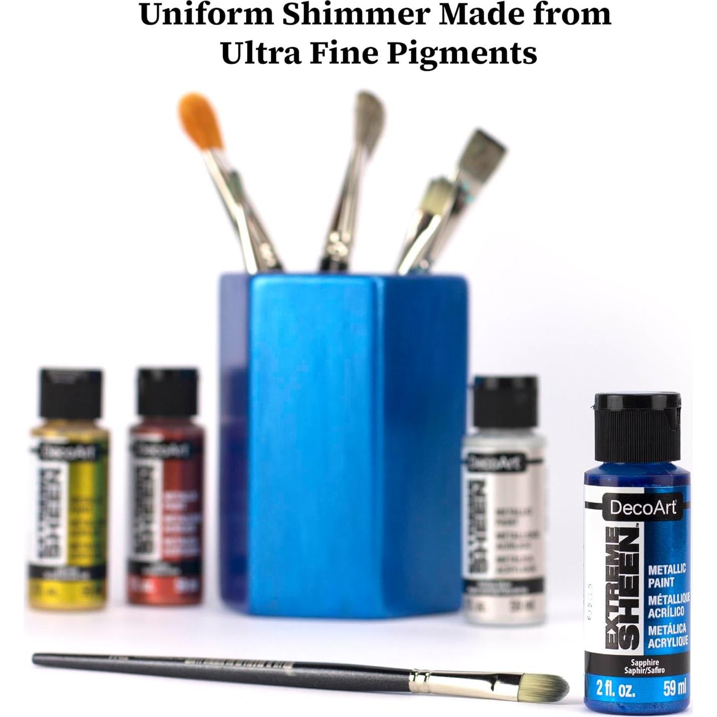 Set de Pintura Acrílica Metálica DecoArt Extreme Sheen 24 Colores