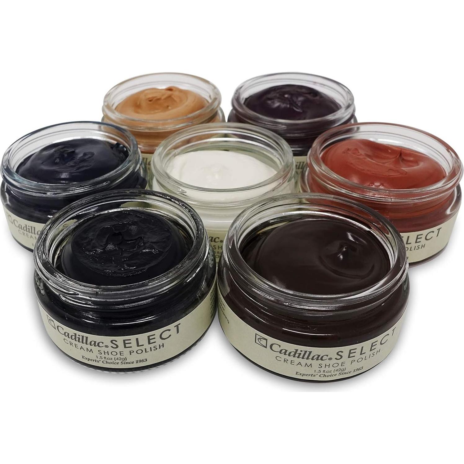 Crema Pulidora de Cuero Cadillac 117g - Marrón Oscuro - Premium