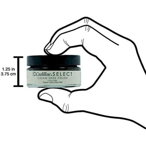 Crema Pulidora de Cuero Cadillac 117g - Marrón Oscuro - Premium