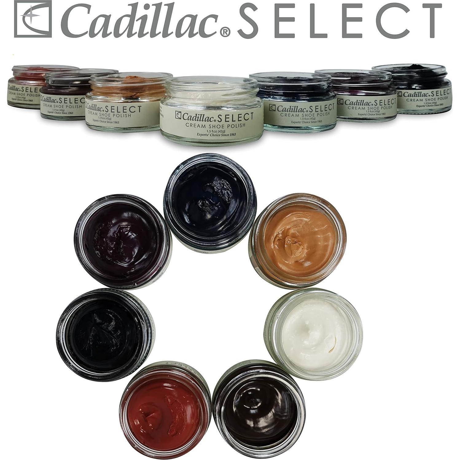 Crema Pulidora de Cuero Cadillac 117g - Marrón Oscuro - Premium