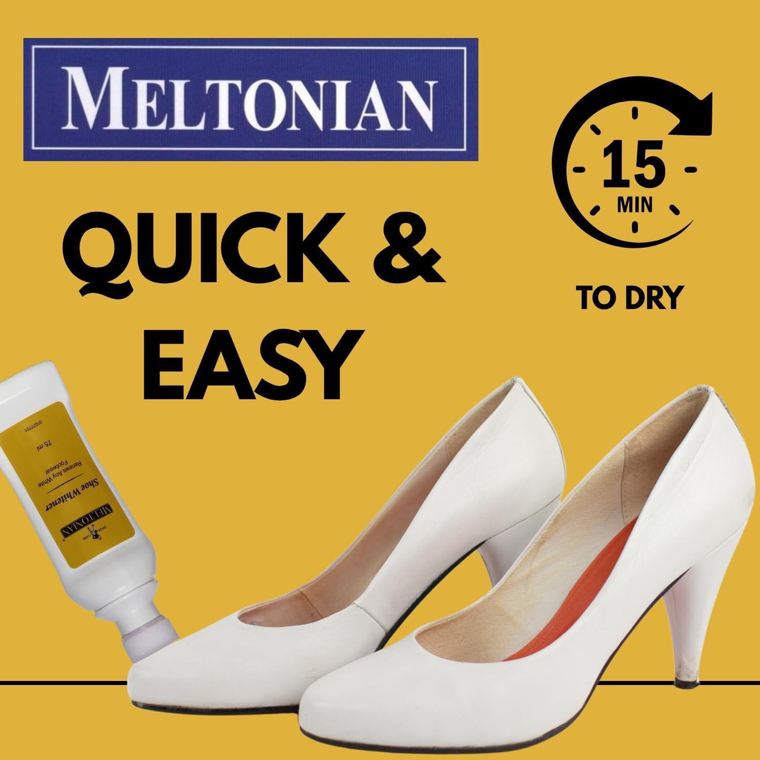 Blanqueador de Zapatos Meltonian 75ml - Pulido y Pintura Blanca