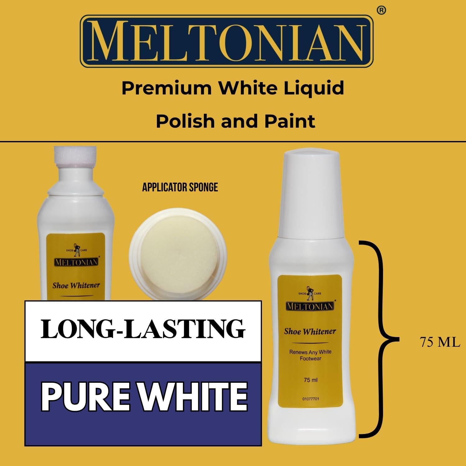 Blanqueador de Zapatos Meltonian 75ml - Pulido y Pintura Blanca