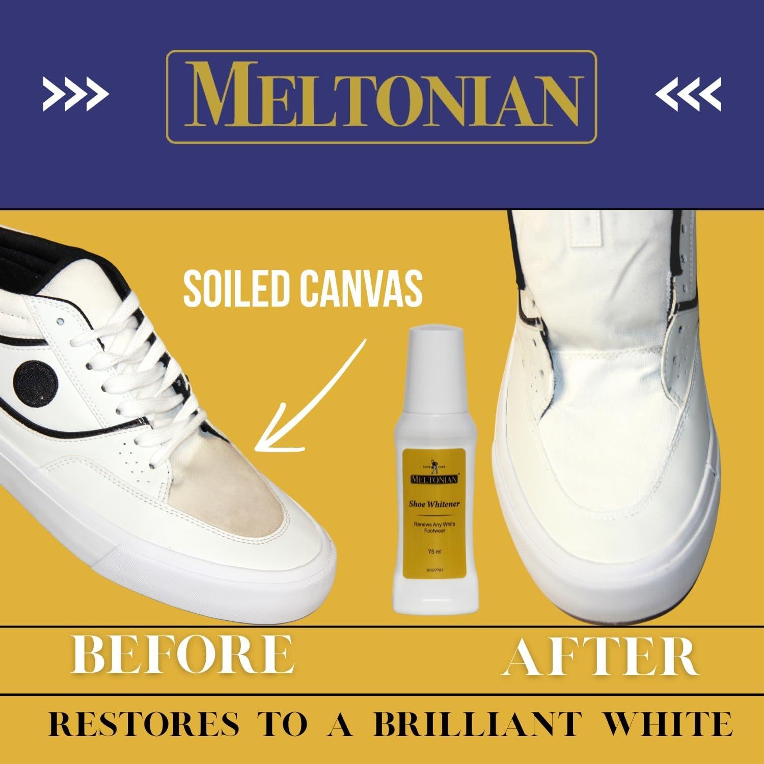 Blanqueador de Zapatos Meltonian 75ml - Pulido y Pintura Blanca