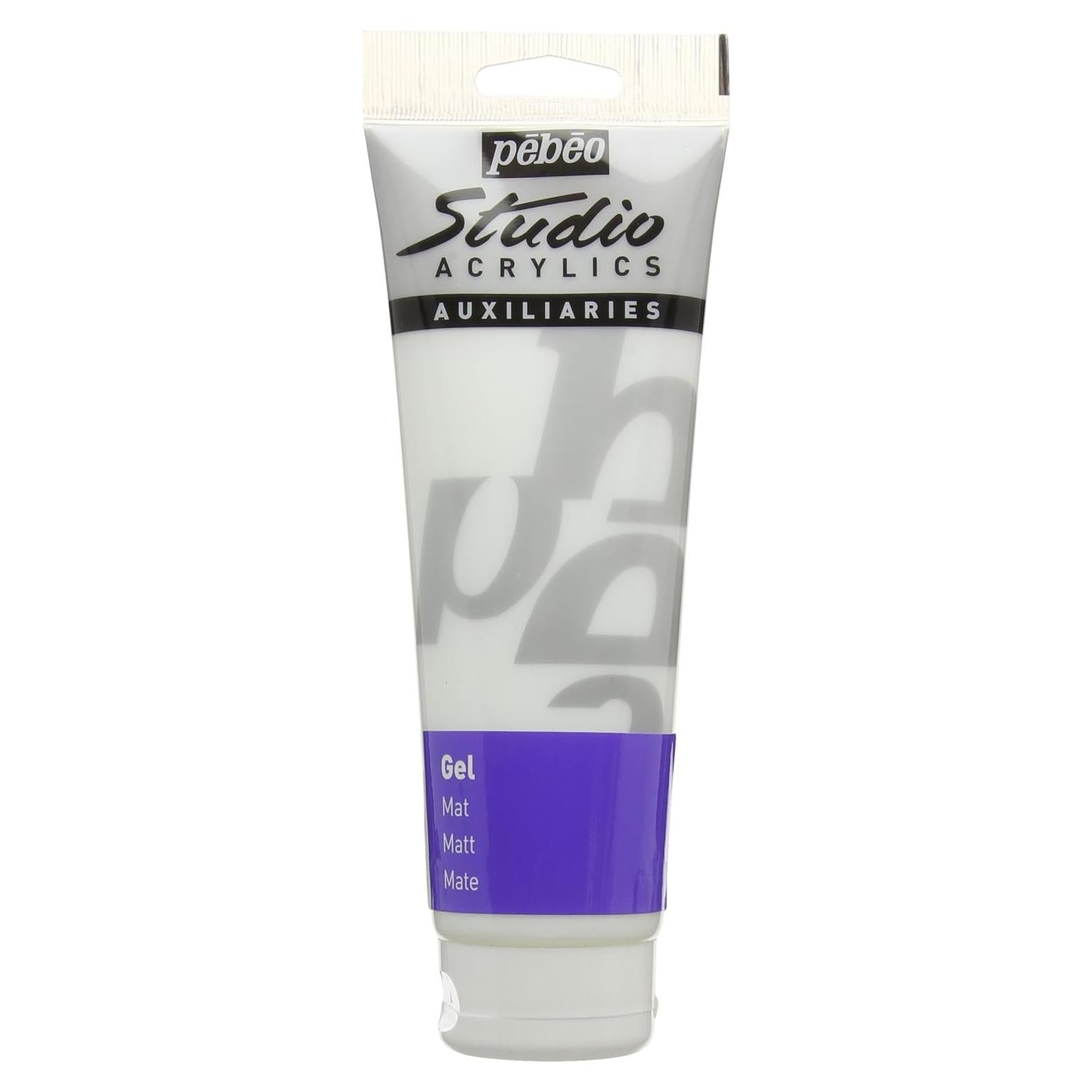 Gel Mate Pebeo Studio Acrylics 250 ml - Acabado Mate