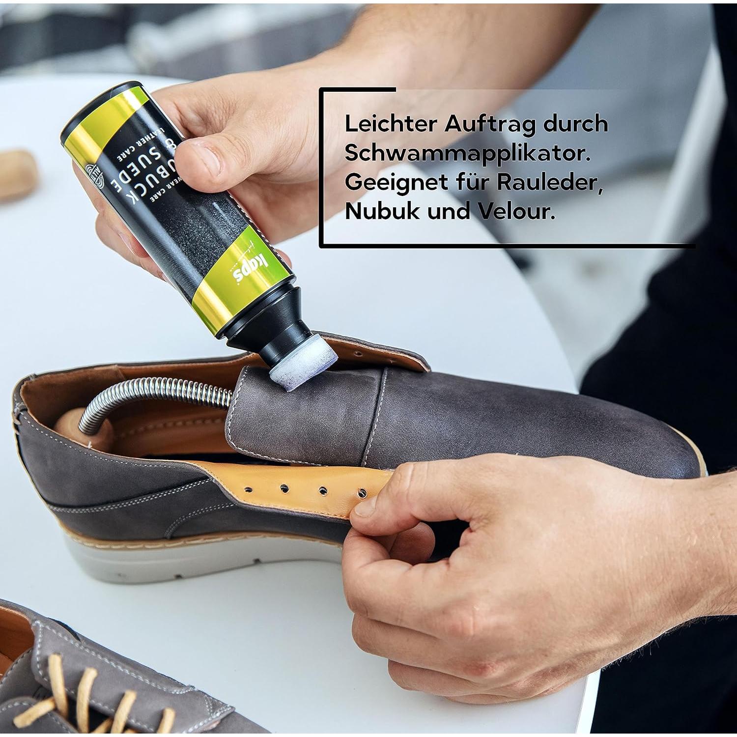 Acondicionador Kaps para Nubuck y Suede 75ml - Restaurador de Color