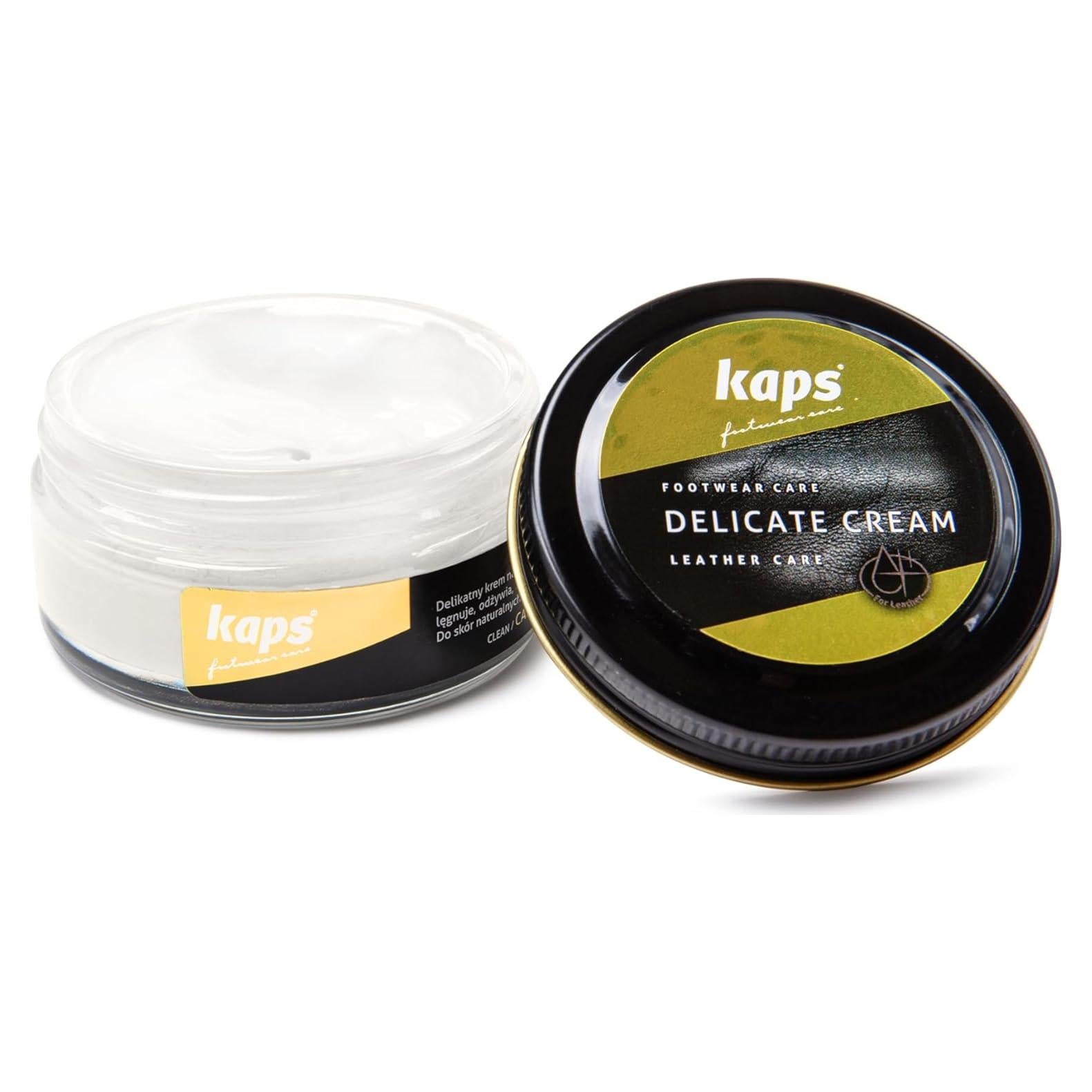 Crema para Cuidado de Zapatos Kaps 50 ml - Nutrición y Brillo