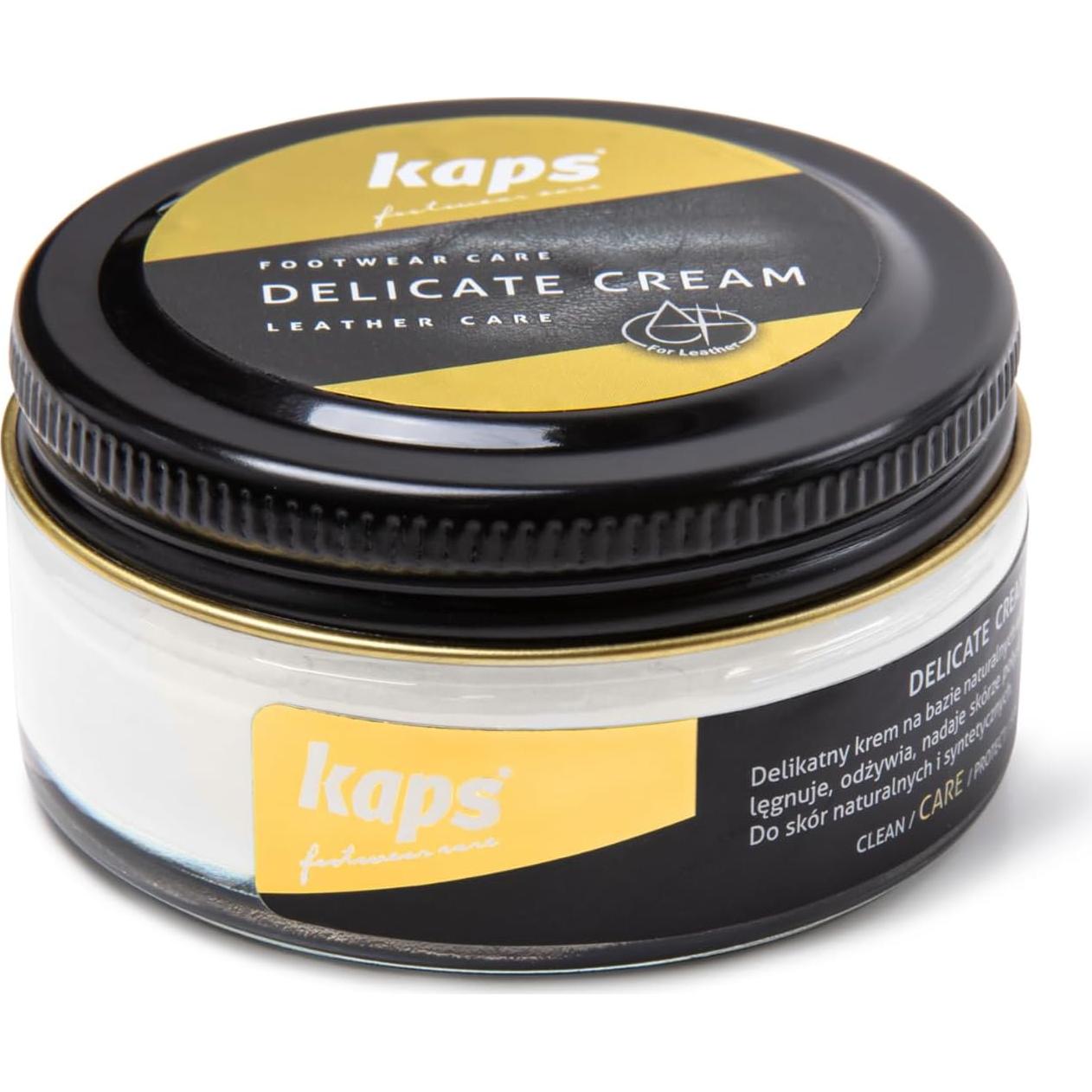 Crema para Cuidado de Zapatos Kaps 50 ml - Nutrición y Brillo