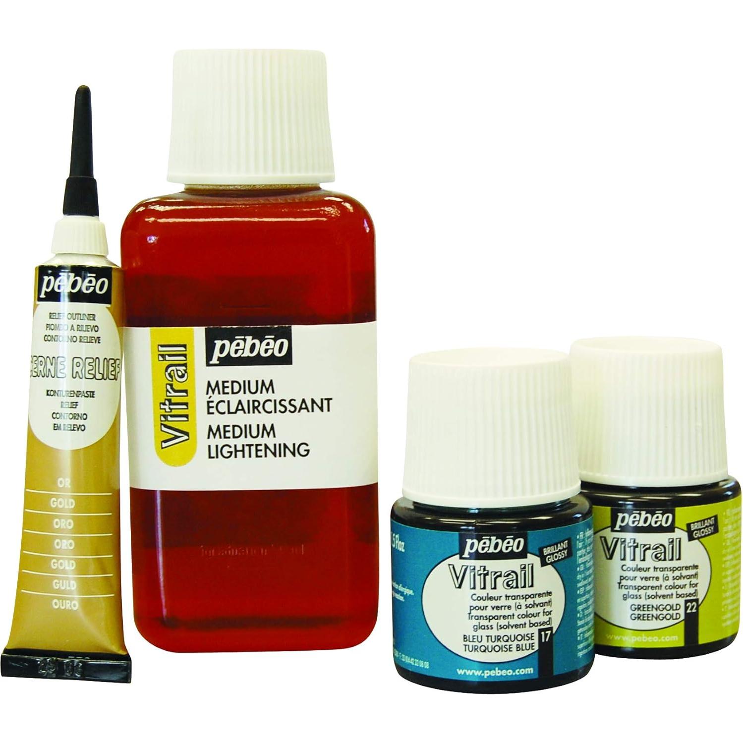 Pintura Vitrail PEBEO CERNE RELIEF TRANSPARNT 20 ml