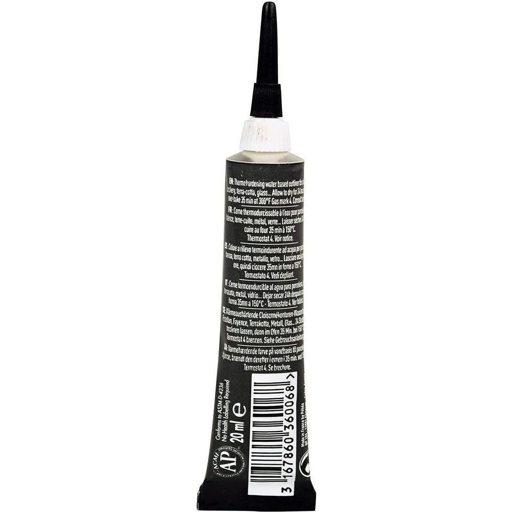 Pintura para Porcelana Pebeo Porcelaine 150 - Negro Antracita 20ml