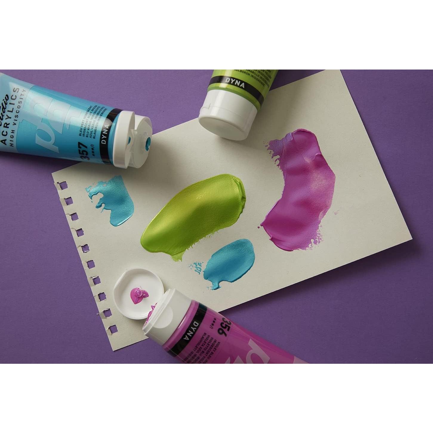 Pintura Acrílica Fina Pebeo 100ml Verde Azul Iridiscente