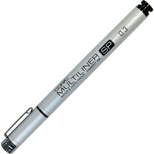 Set de Marcadores Copic Sketch 6 Piezas + Pluma Multiliner SP