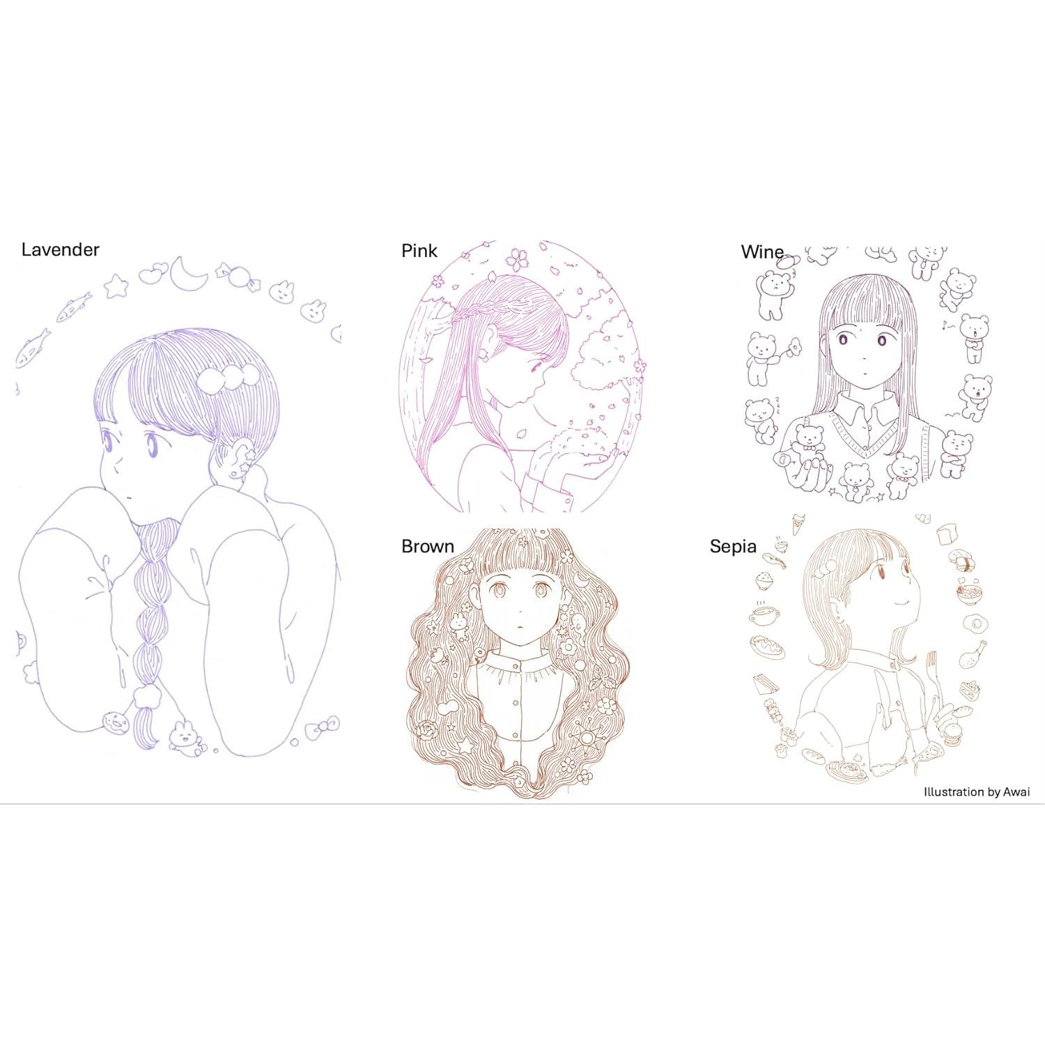 Conjunto de Multiliner Copic 10 Plumas 0.3mm Multicolor