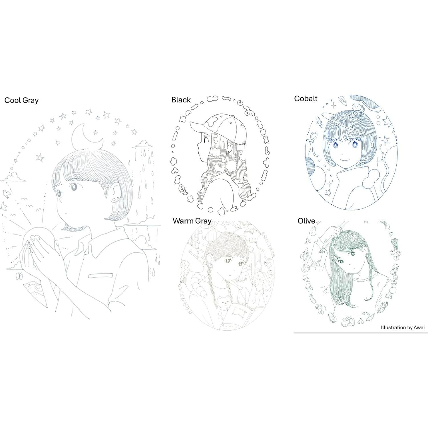 Conjunto de Multiliner Copic 10 Plumas 0.3mm Multicolor