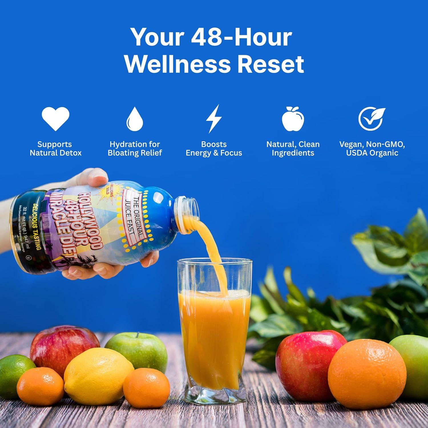 Dieta Milagrosa de Hollywood Jugo Detox 946 ml - Pérdida de Peso