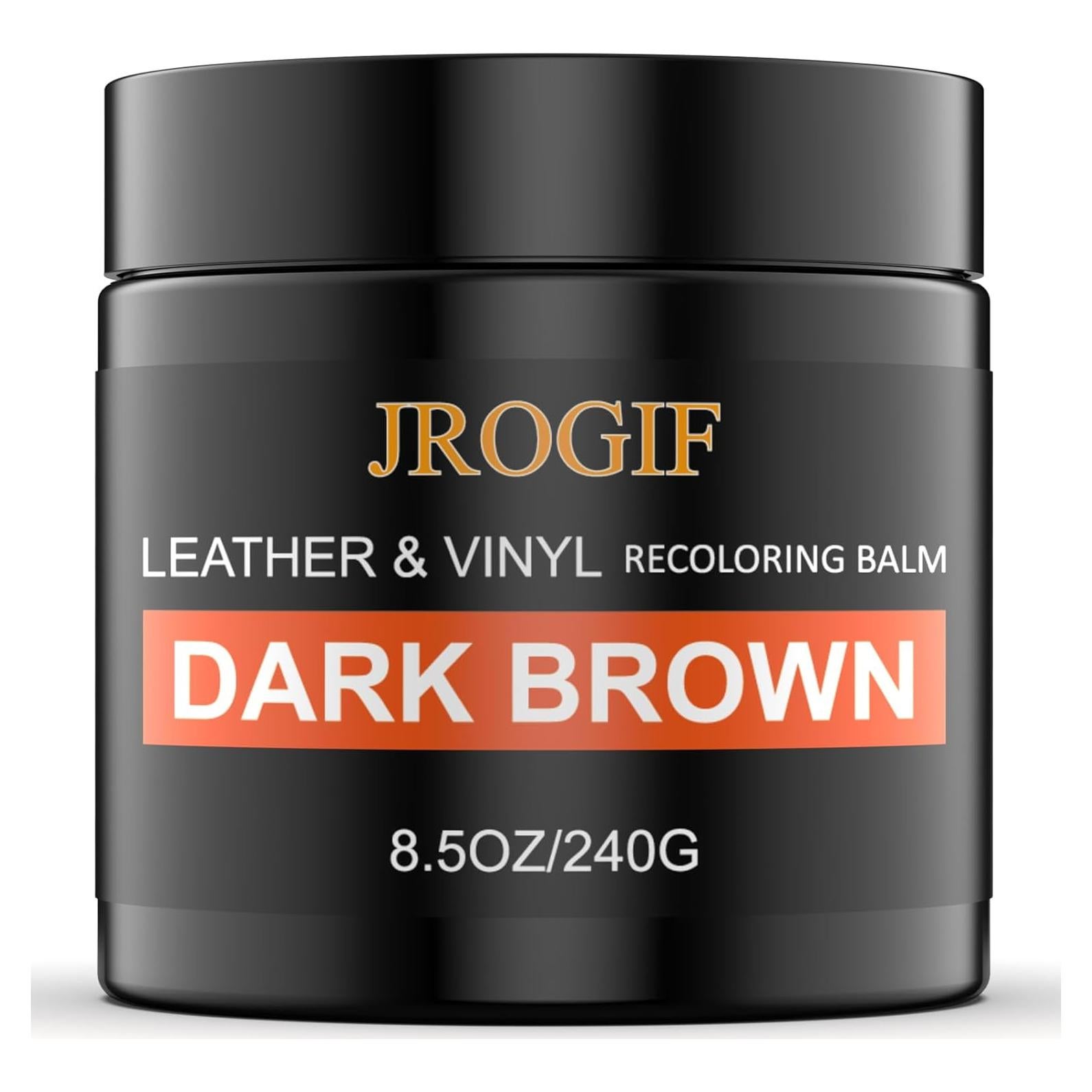 Bálsamo Recoloración Cuero JROGIF 200ml Marrón Oscuro