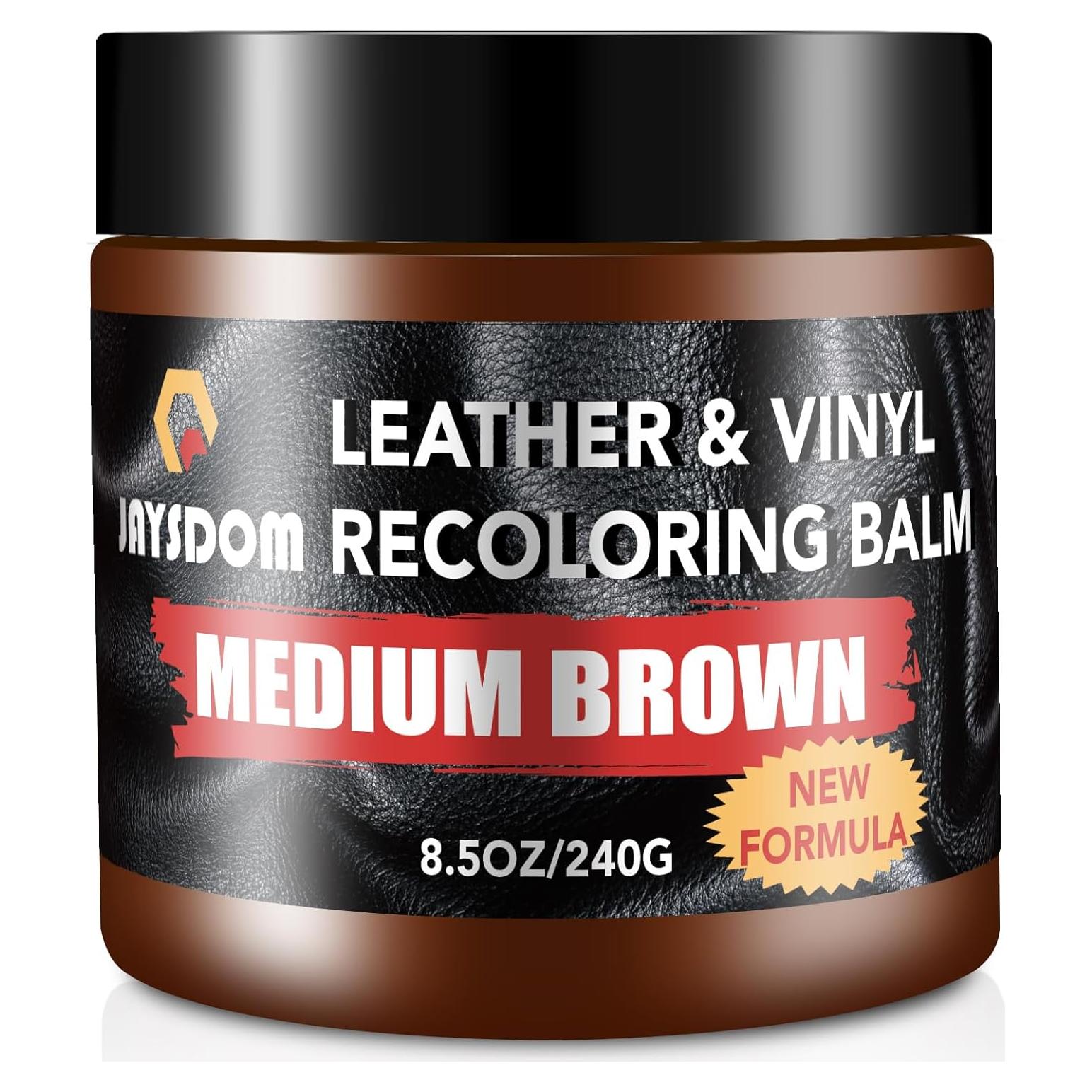 Bálsamo Recoloración de Cuero JAYSDOM 240ml Marrón Medio