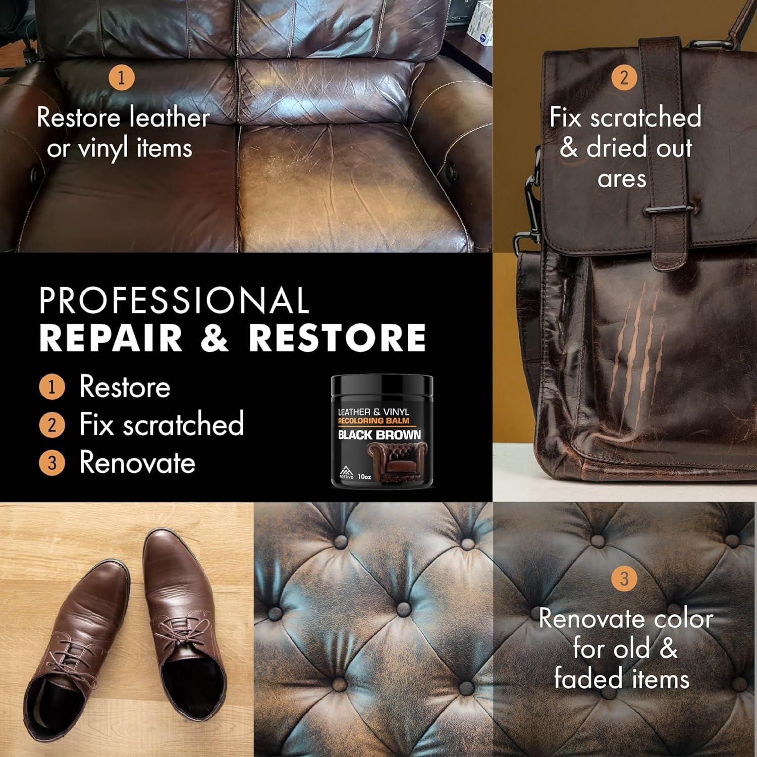 Bálsamo restaurador de color para cuero FORTIVO 388 g