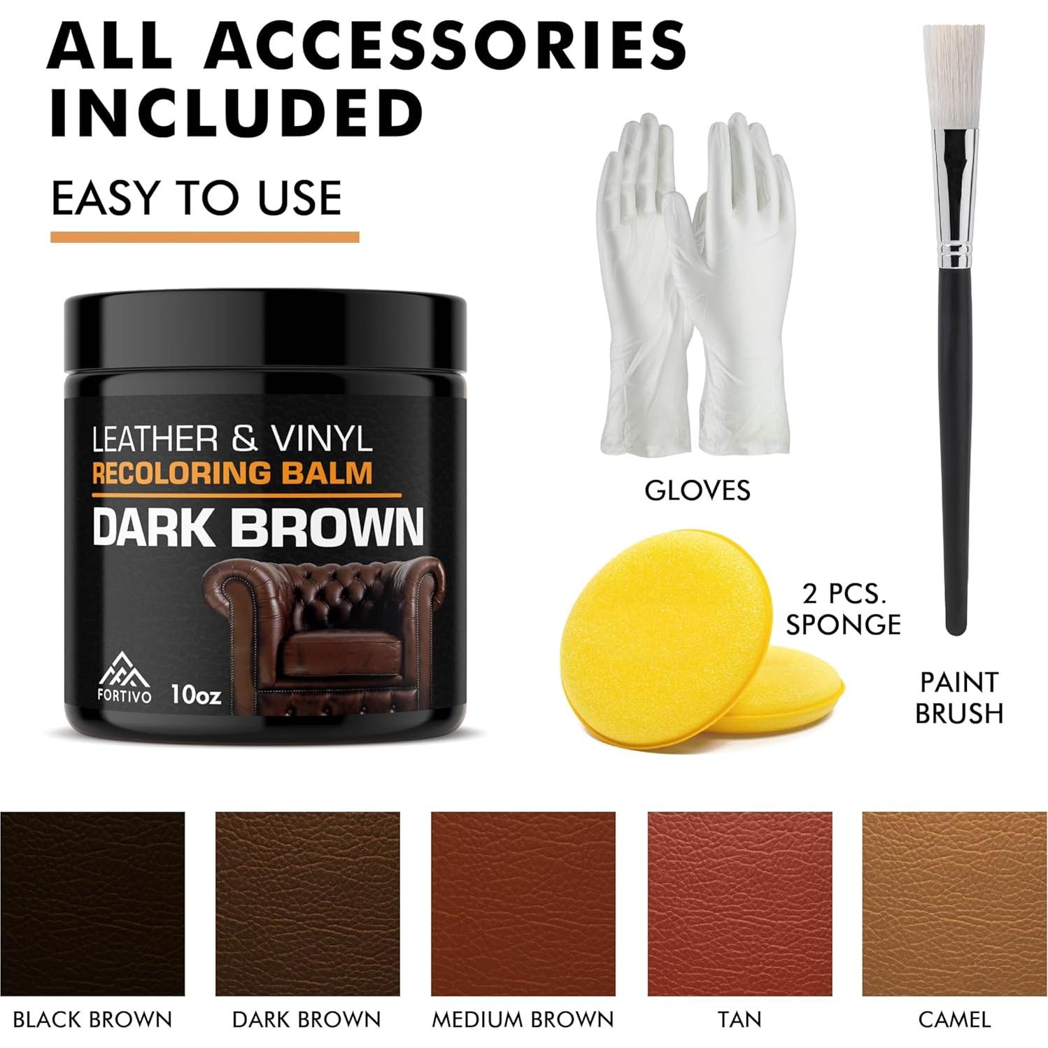 Bálsamo restaurador de color para cuero FORTIVO 388 g