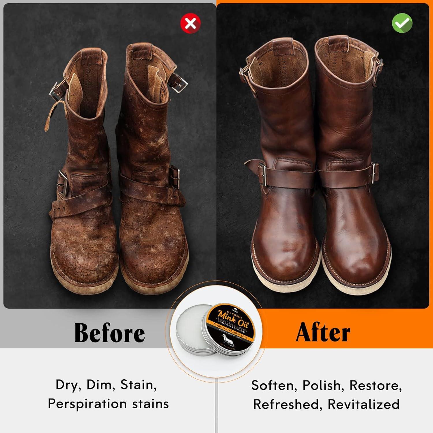 Aceite de Visón MEKER 100g - Acondicionador y Limpiador Impermeable